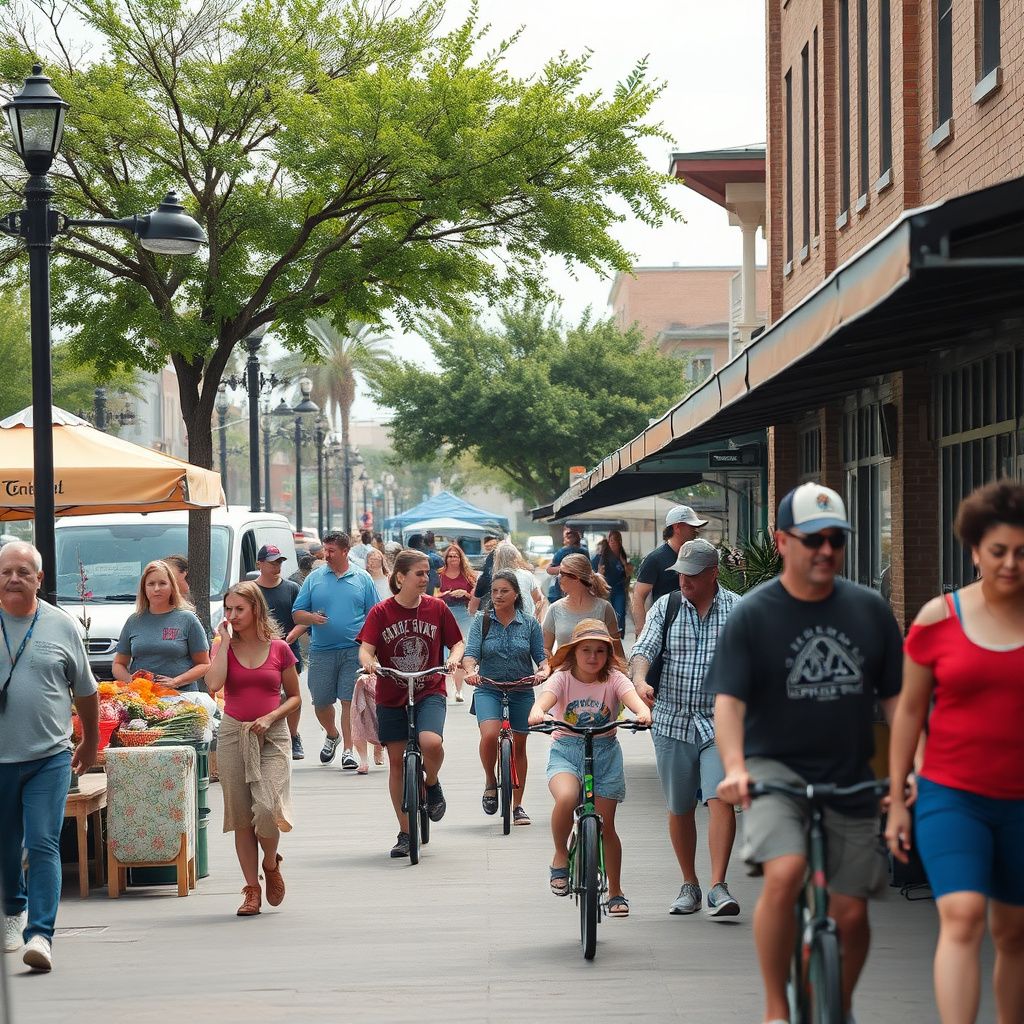 A scenic view of a tree-lined street in Euless, Texas, showcasing the mature oak trees that give the city its Arbor Daze reputation.